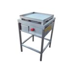 Plancha Churrasquera 50x50cm. Inoxidable Con Recibidor.