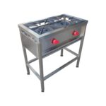 Anafe Dos Platos 350x350mm Inox.